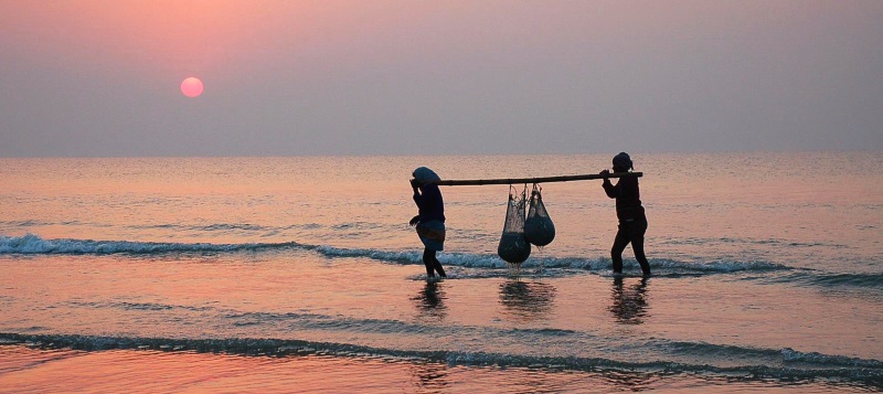 Fishermans in Mandarmani